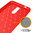 Flexi Slim Carbon Fibre Case for Nokia 3.2 - Brushed Red